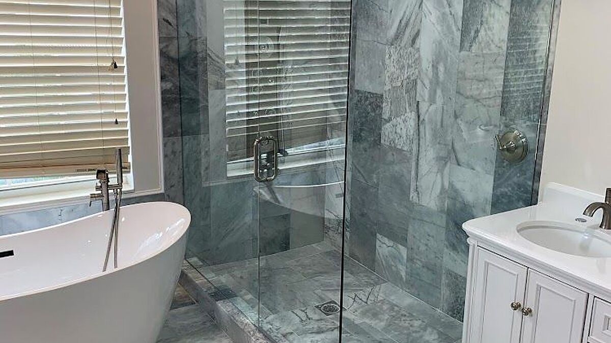 Original My Glass Shower frameless shower enclosure installation